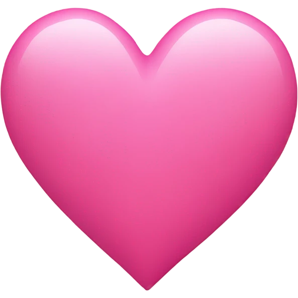Pink heart  emoji