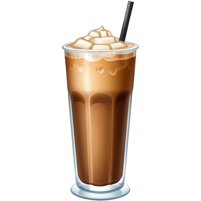 Ice coffee emoji