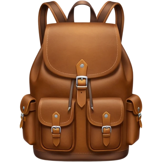 leather backpack emoji