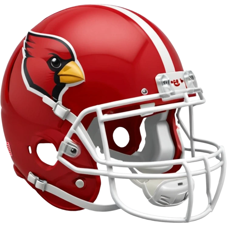 cardinal college football helmets in this color emoji