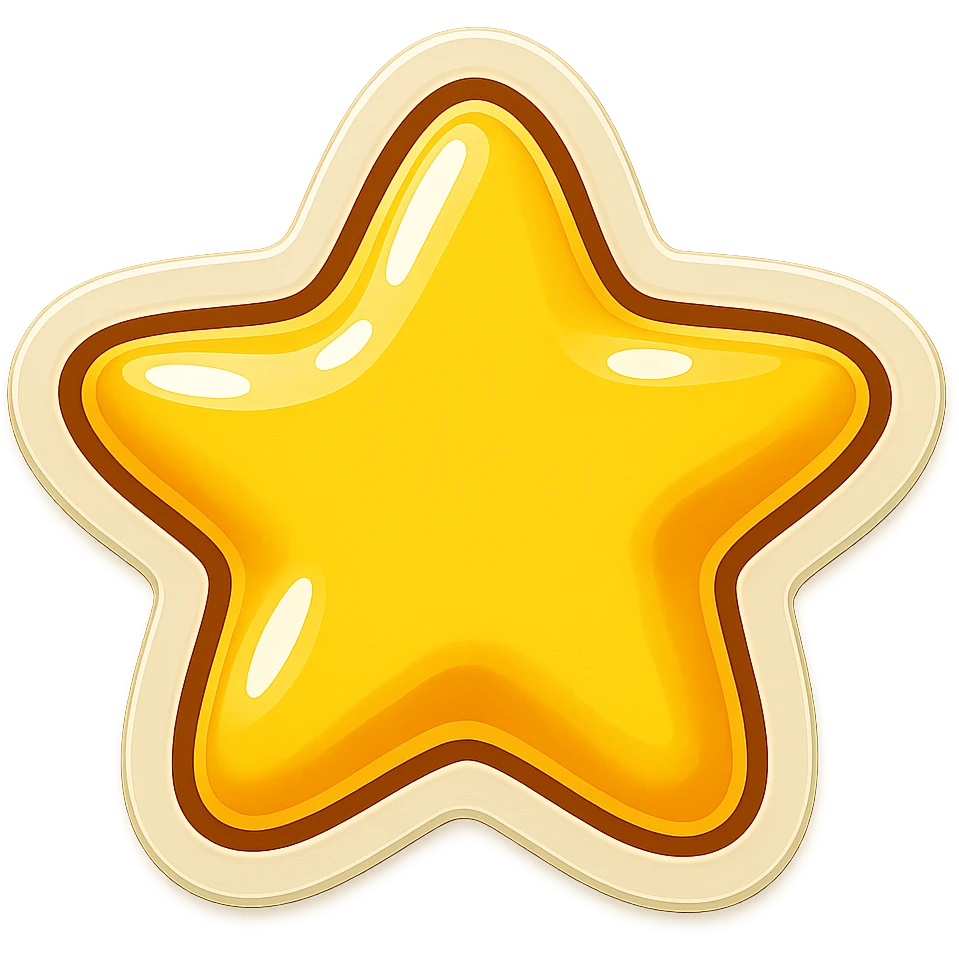 star carved from ivory emoji