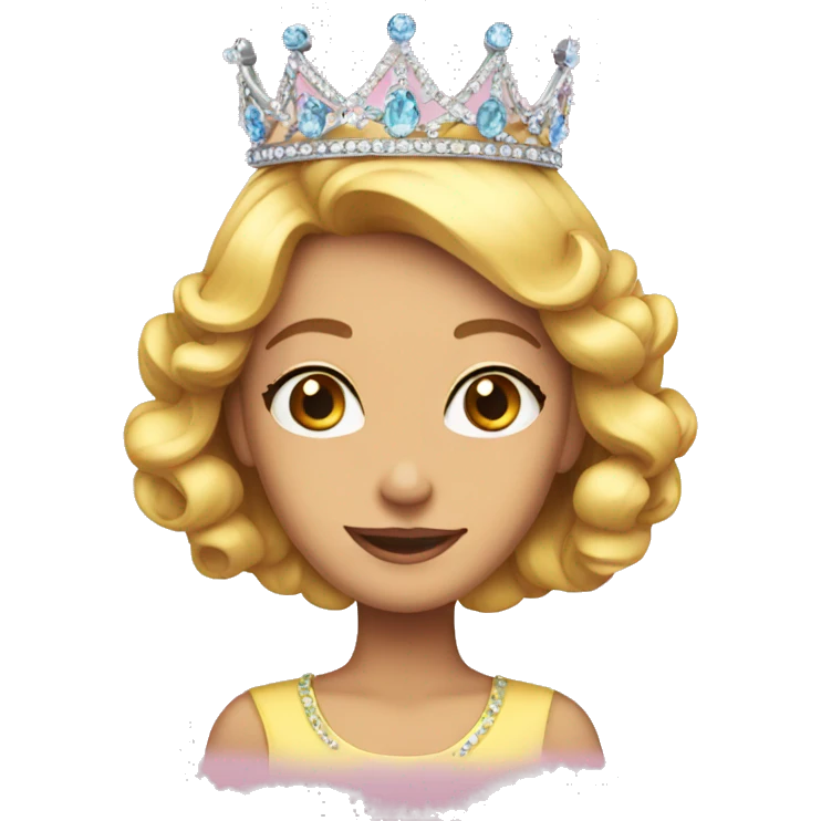 Birthday queen tiara emoji