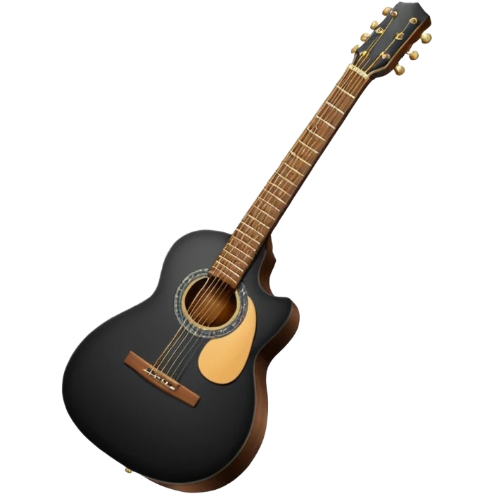 Black Guitar emoji
