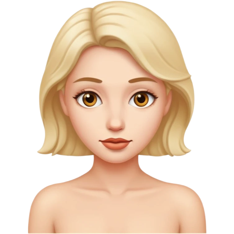Голая девушка emoji