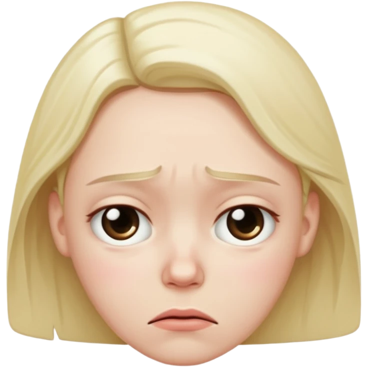 sad face emoji