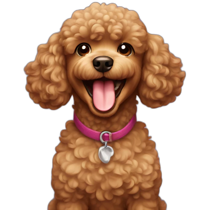 brown-mini-poodle-laughing-with-tears emoji