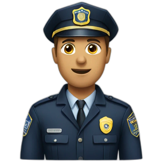 Public security officer emoji