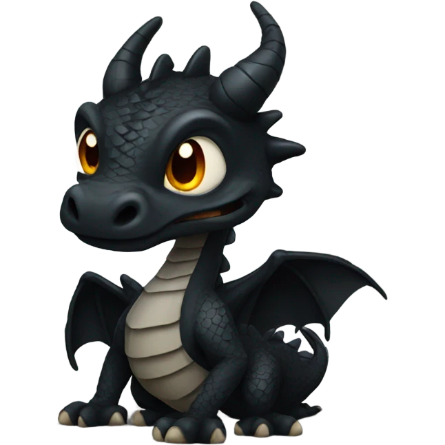 Black dragon  emoji