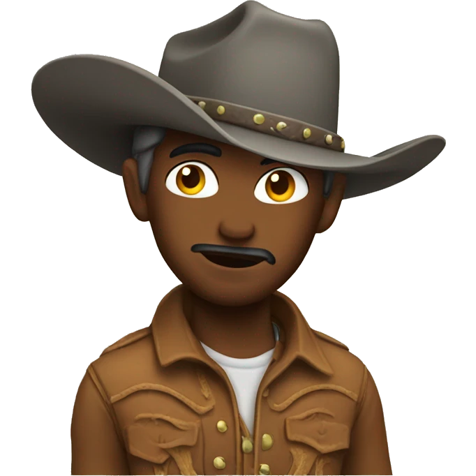 cowboy sighing emoji