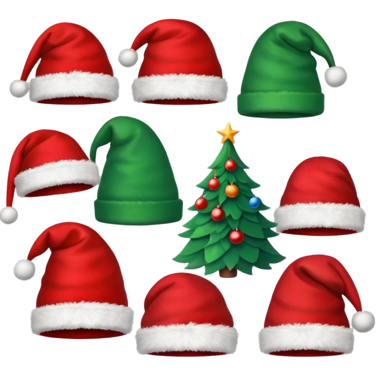 christmas hats emoji