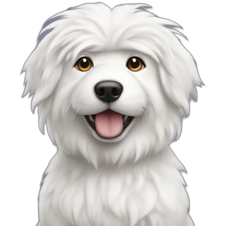 wamuu-the-fluffy-white-dog emoji