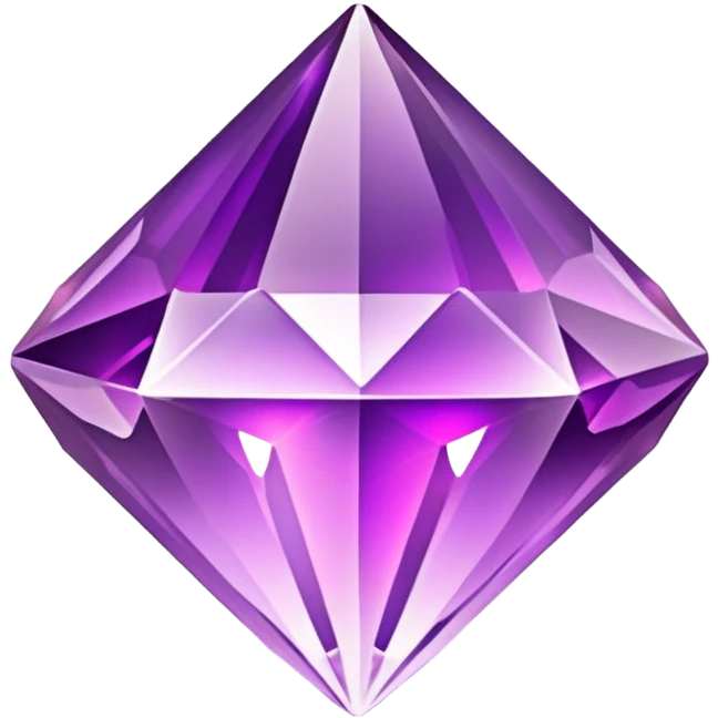 Bejeweled purple magic crystal emoji