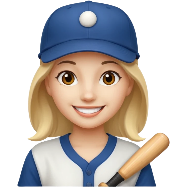 baseball hat girl emoji