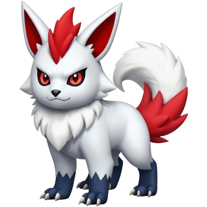 Litten-Absol-Zangoose-Fakémon-hybrid-creature (full body)  emoji