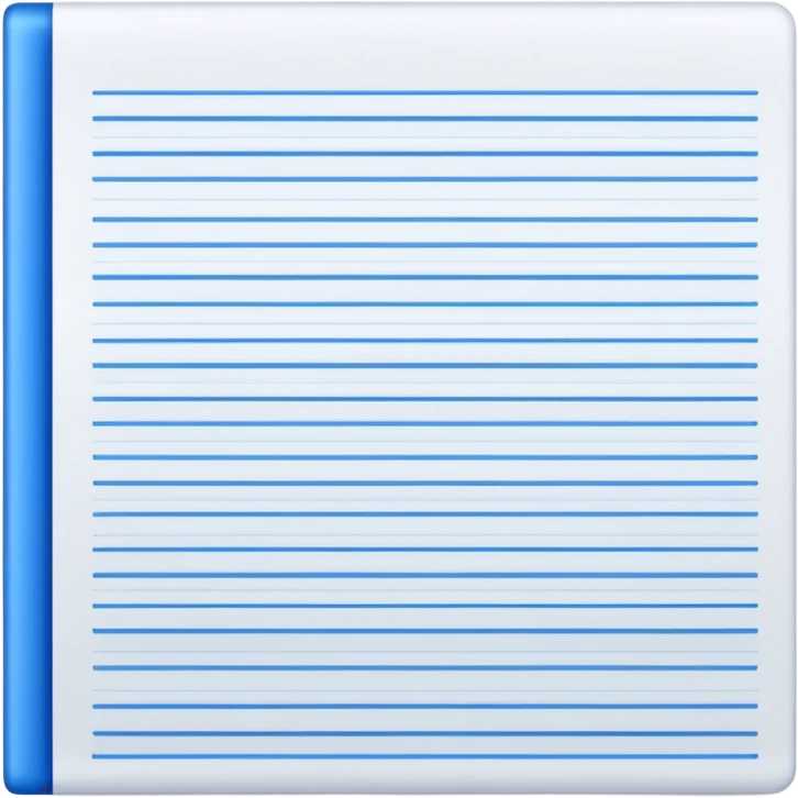 lined sheet of paper emoji