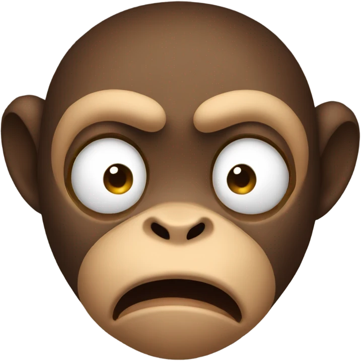 Monkey crying emoji