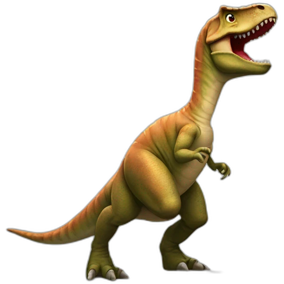 Dinosaure qui twerk emoji