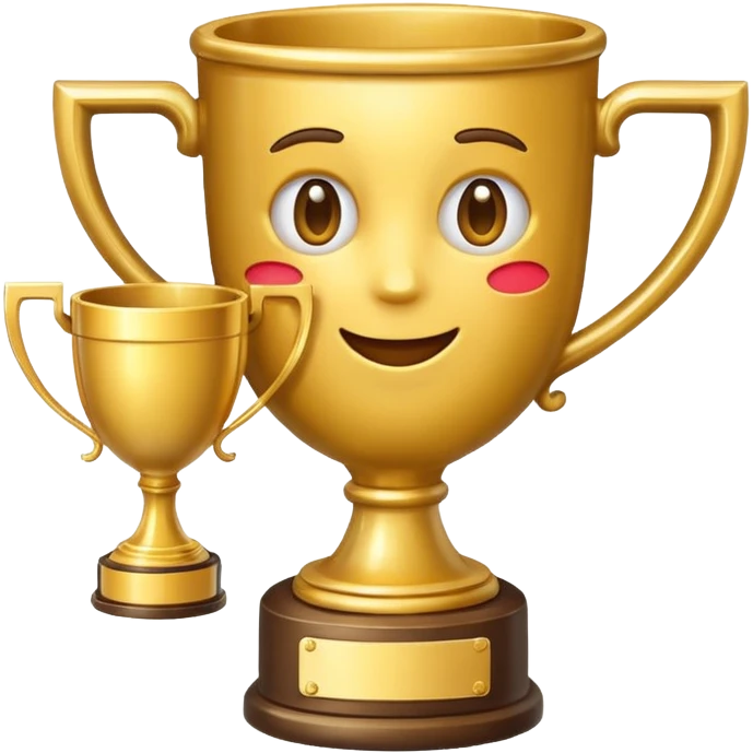 EMOJI WITH WIN CUP emoji