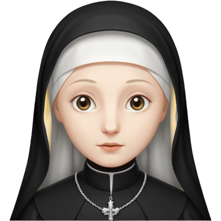 nun in white veil emoji