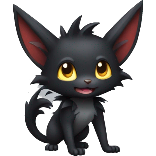Bat-Torracat-Zorua full body emoji