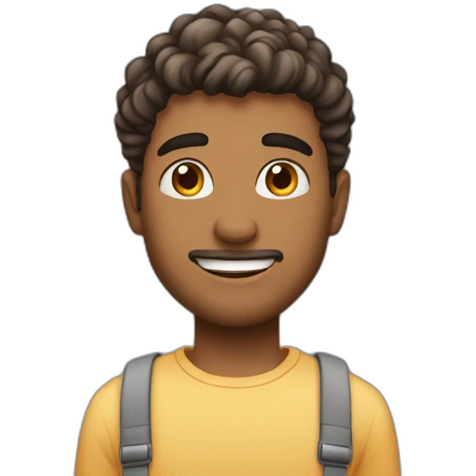 guy full of love emoji