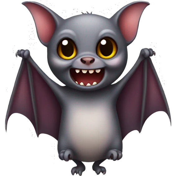 Vampire bat emoji