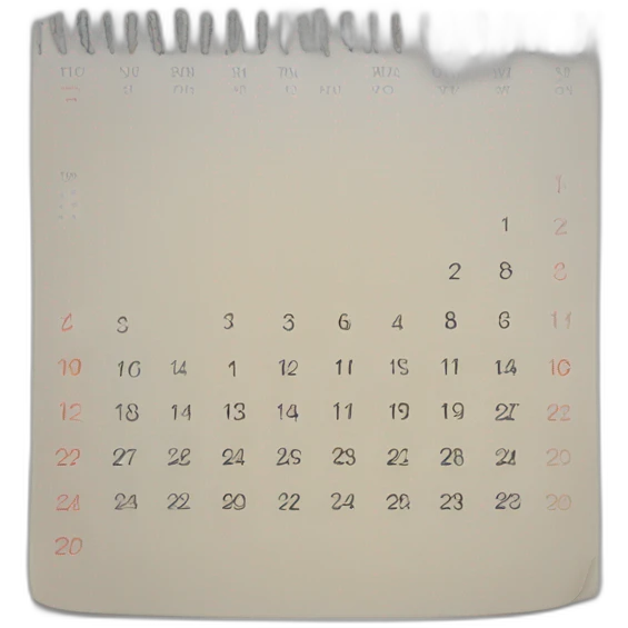calendar emoji