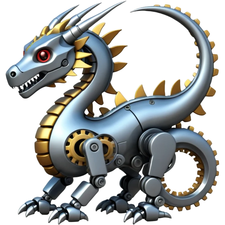 robotic dragon emoji