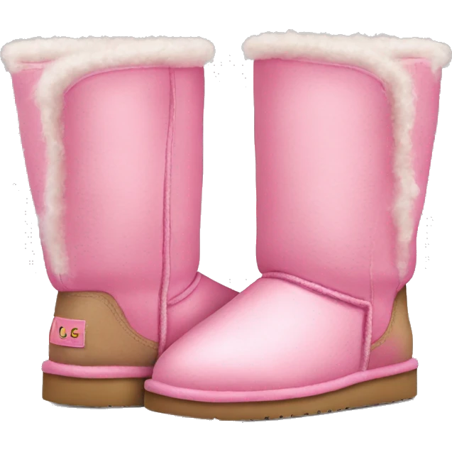 Pink uggs emoji