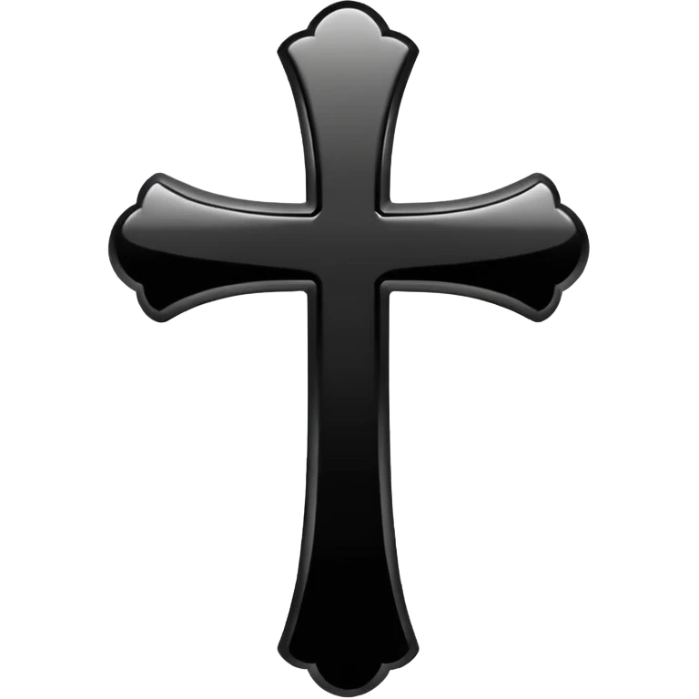 christan cross black emoji