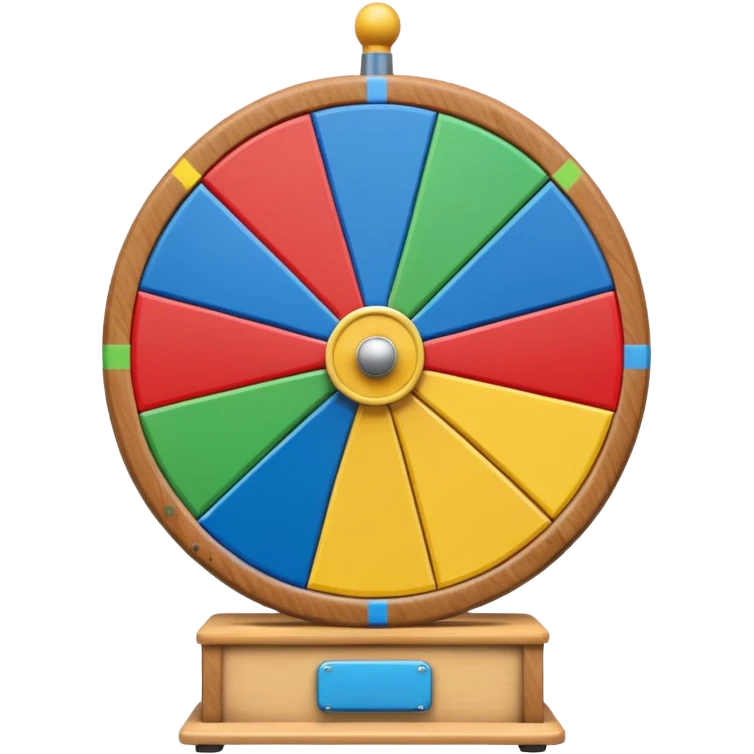 prize wheel side view emoji