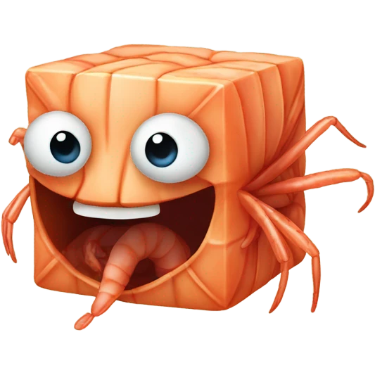 meatcube prawn uglier emoji