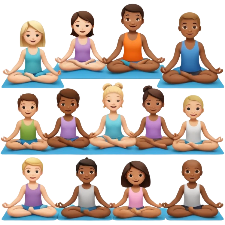 Yoga for children emoji
