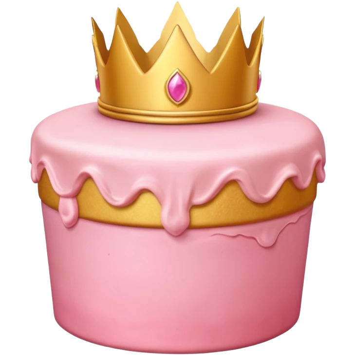 Princess peach cake emoji