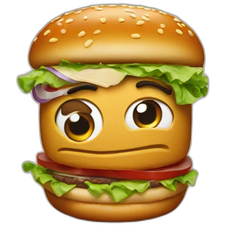 Burger king emoji