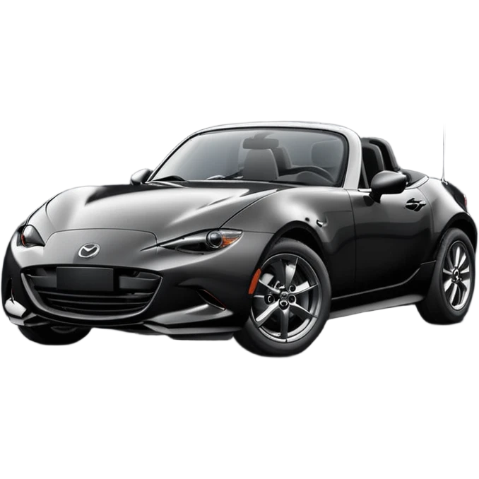 Mazda MX 5 Black  emoji