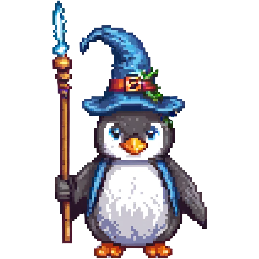penguin wizard emoji