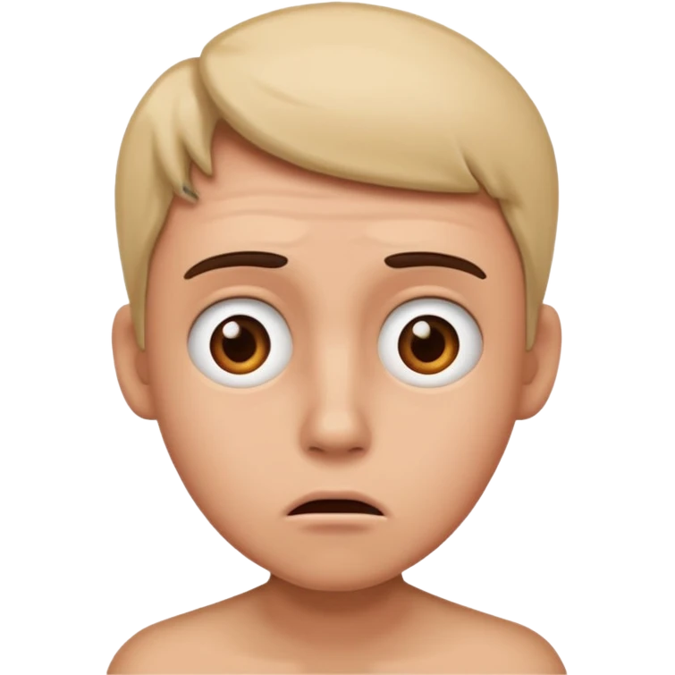 person contemplating a situation of being lost emoji