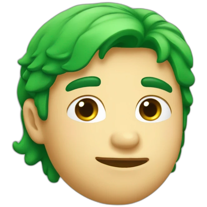 cœur dégradé vert emoji