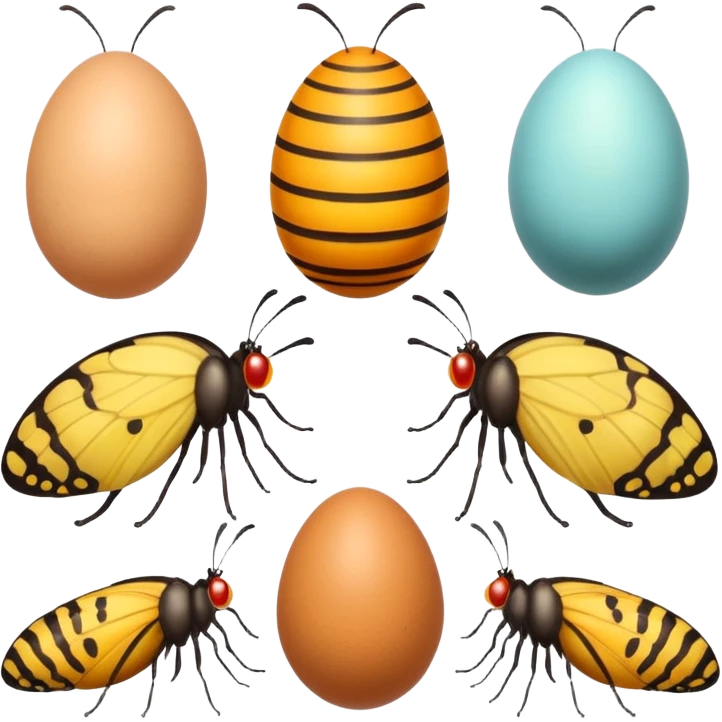butterfly life cycle  emoji