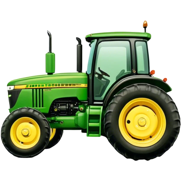 Tractor - John Deere 5055E (Model Year: 2021) (Iconic colour: Green with yellow) emoji