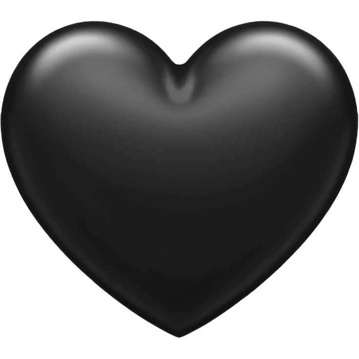 Siyah Kalp emoji