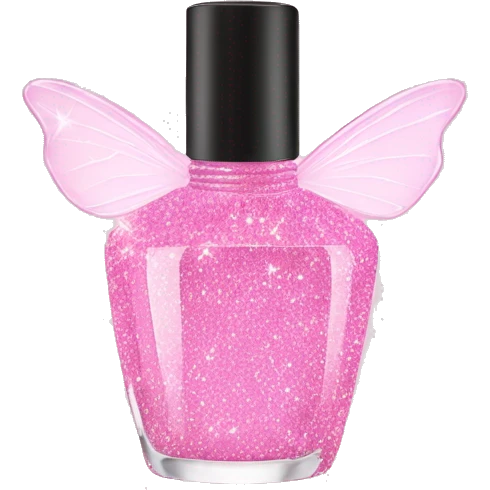 Fairy light pink perfume glitter emoji