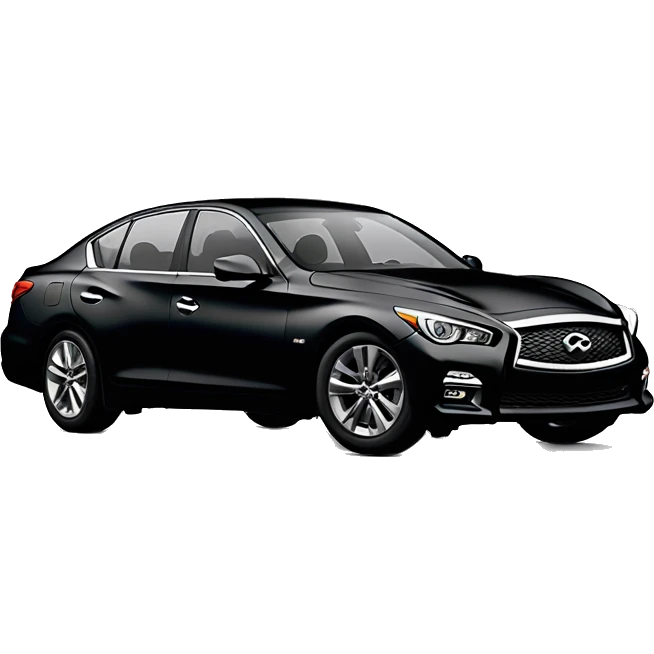 black infiniti q50 emoji