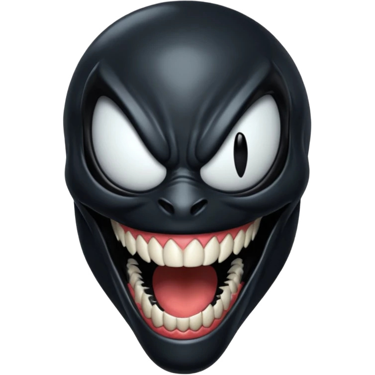 Venom symbiote smiling (smaller) emoji