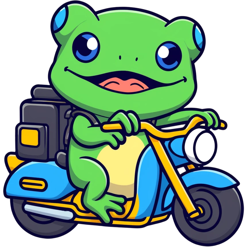 Crazy frog emoji