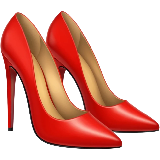 red high heels emoji