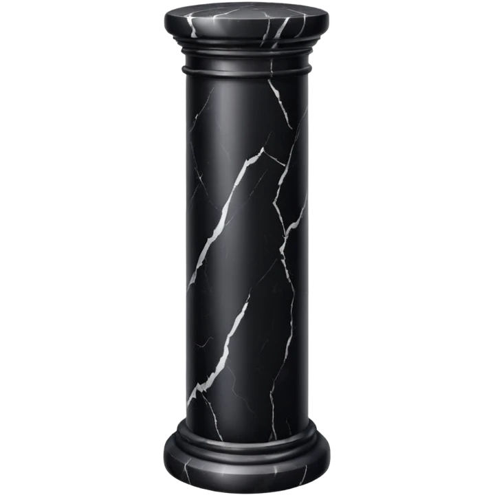 Black marble pillar  emoji
