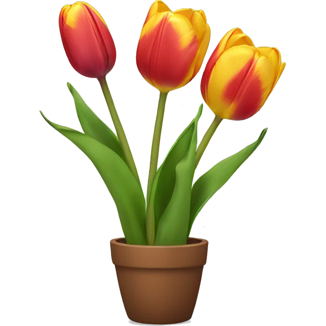 Tulips emoji