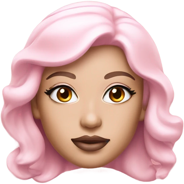 light pink makeup packaging  emoji